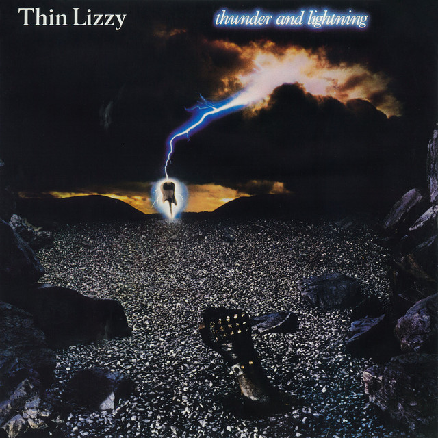 Thin Lizzy Thunder and Lightning cover artwork