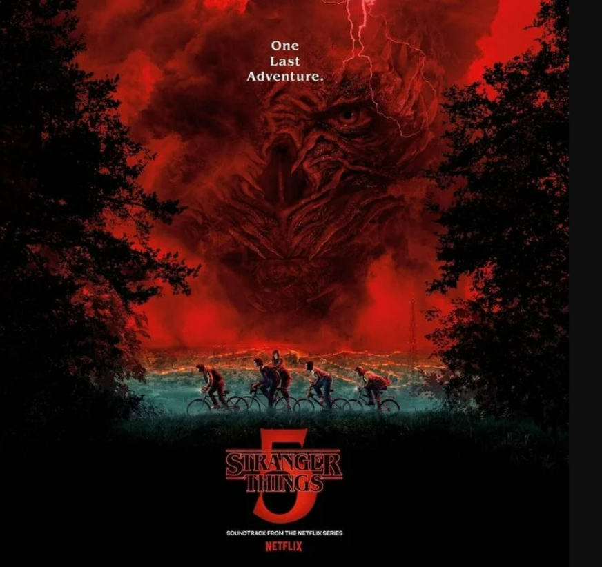 Kyle Dixon &amp; Michael Stein Stranger Things 5 (Soundtrack from the Netflix Original Series) cover artwork