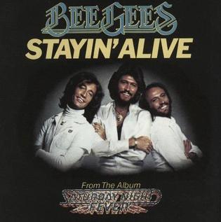 Bee Gees — Stayin Alive cover artwork
