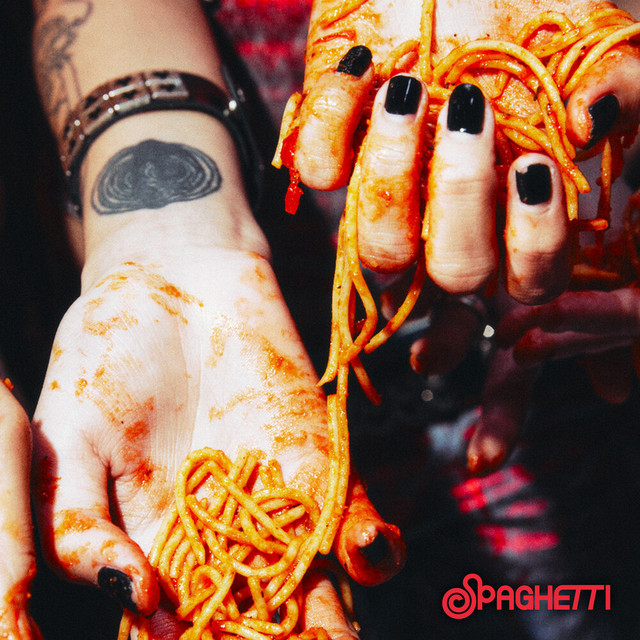 LE SSERAFIM featuring j-hope — Spaghetti (Hot Chili Ver.) cover artwork