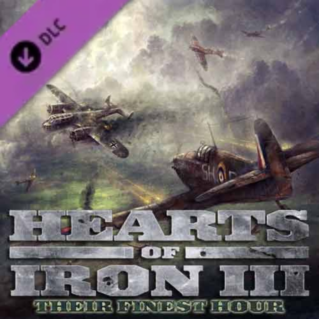 Paradox Interactive Hearts of Iron III: Their Finest Hour cover artwork