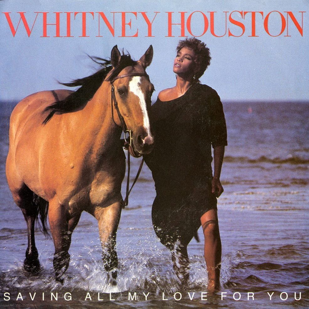 Whitney Houston Saving All My Love For You cover artwork