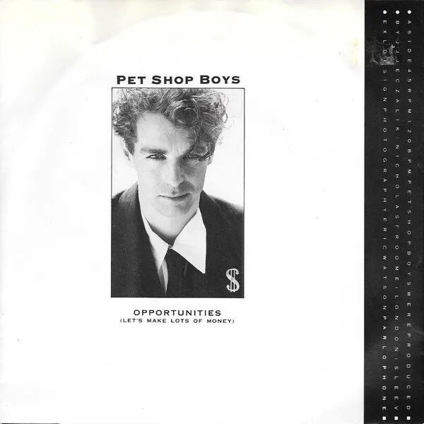 Pet Shop Boys — Opportunities (Let's Make Lots of Money) cover artwork