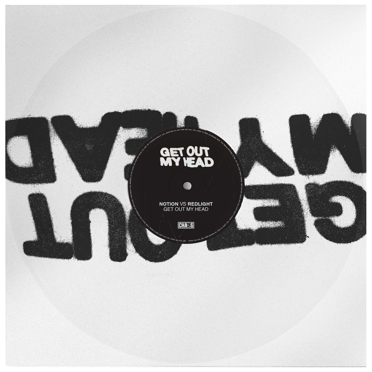 NOTION & Redlight — GET OUT MY HEAD cover artwork