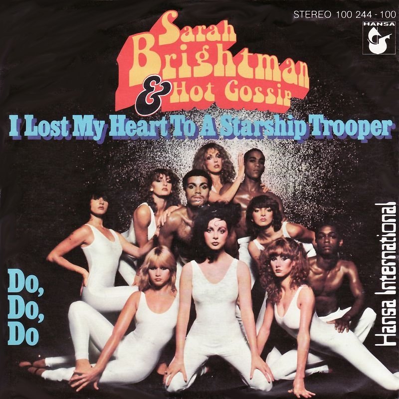 Sarah Brightman & Hot Gossip — I Lost My Heart to a Starship Trooper cover artwork