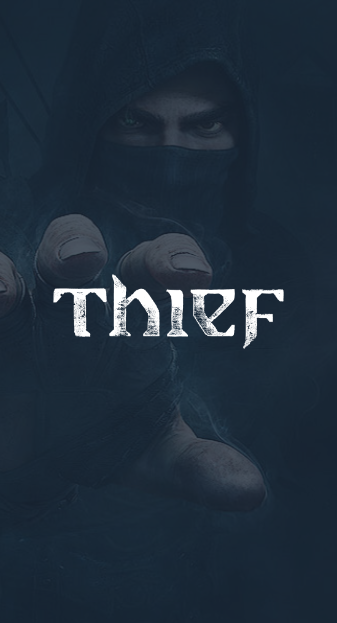 Eidos Interactive, Ion Storm, & Looking Glass Studios Thief cover artwork
