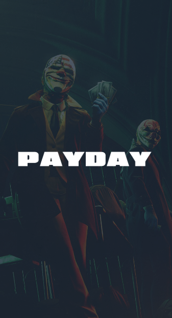 Starbreeze Entertainment & OVERKILL - a Starbreeze Studio. PAYDAY cover artwork