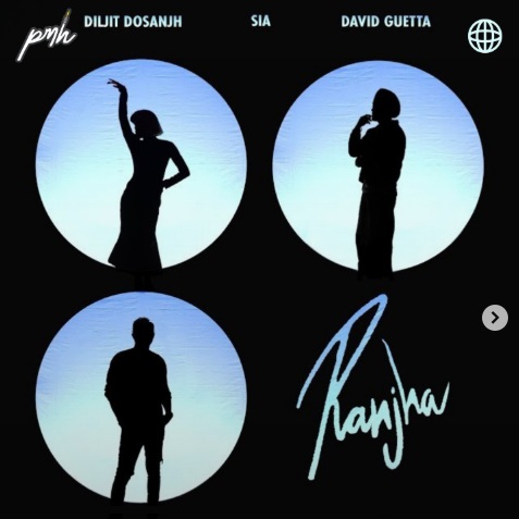 Diljit Dosanjh, Sia, & David Guetta — Ranjha cover artwork
