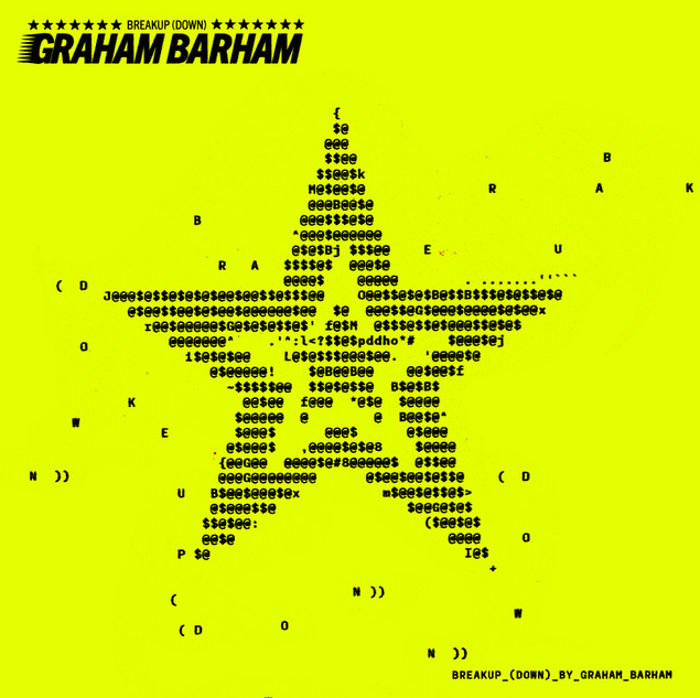 Graham Barham — BREAKUP (DOWN) cover artwork