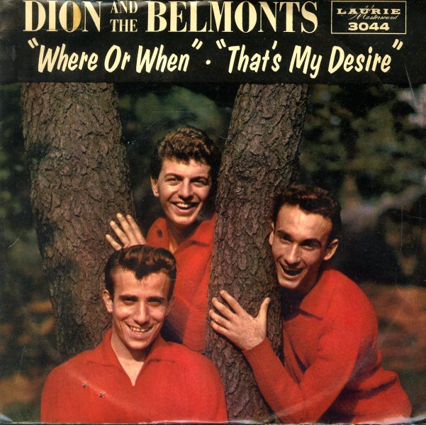 Dion &amp; The Belmonts — Where Or When cover artwork