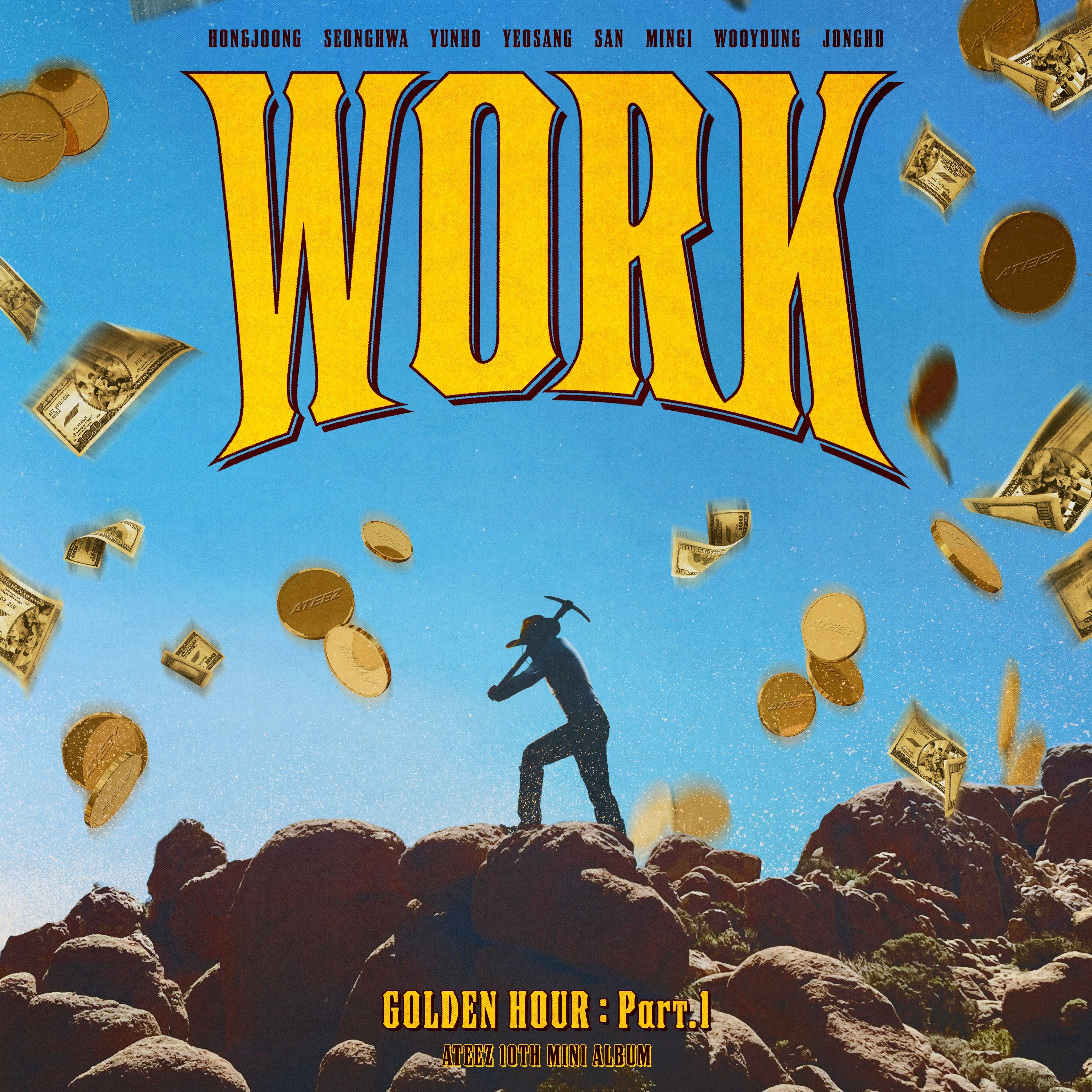 ATEEZ — WORK cover artwork
