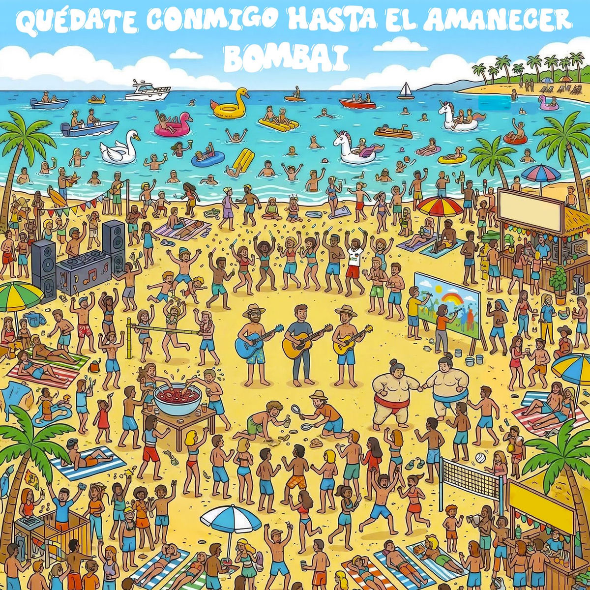 Bombai — Quédate conmigo hasta el amanecer cover artwork