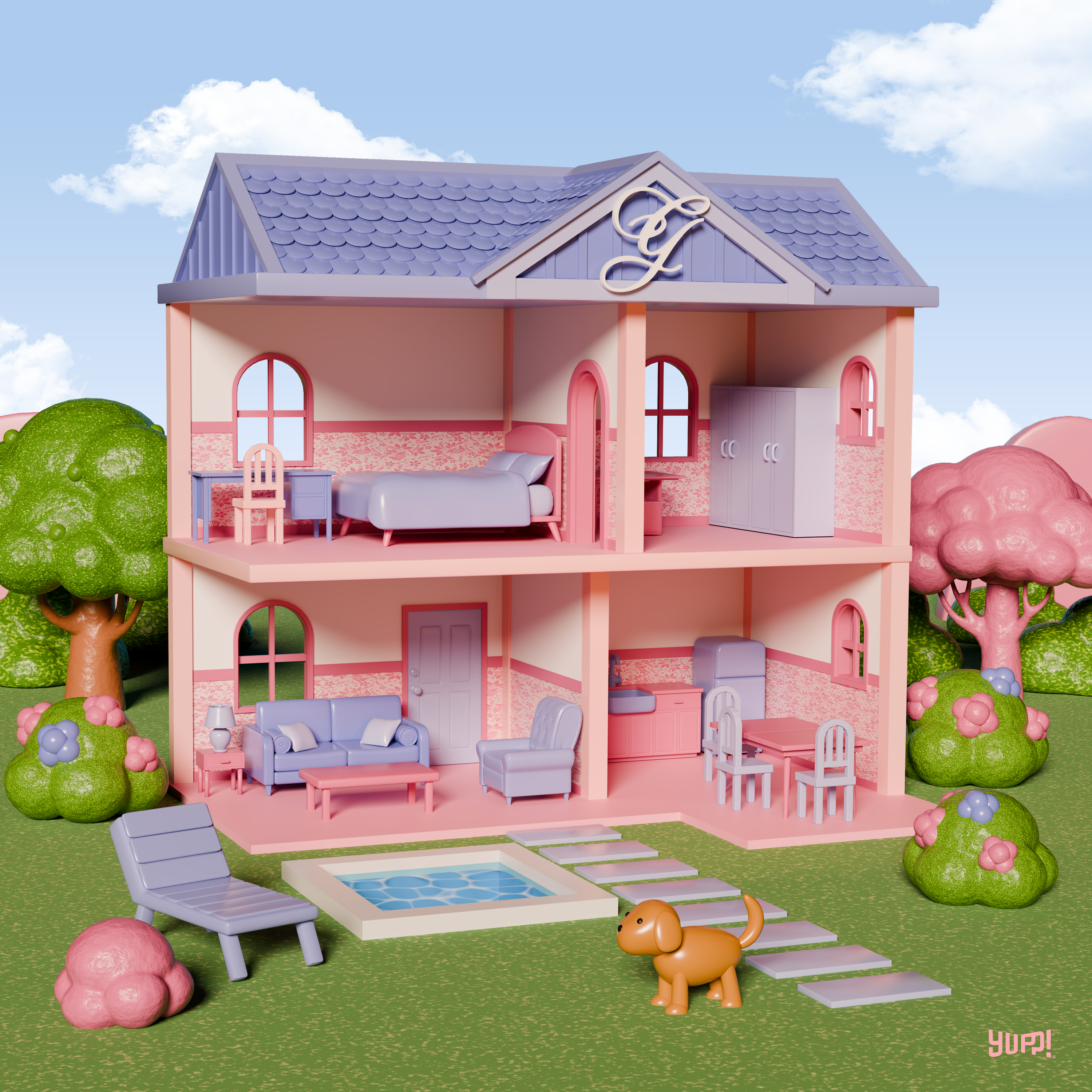 GALCHANIE featuring Lazyloxy — INSIDE cover artwork