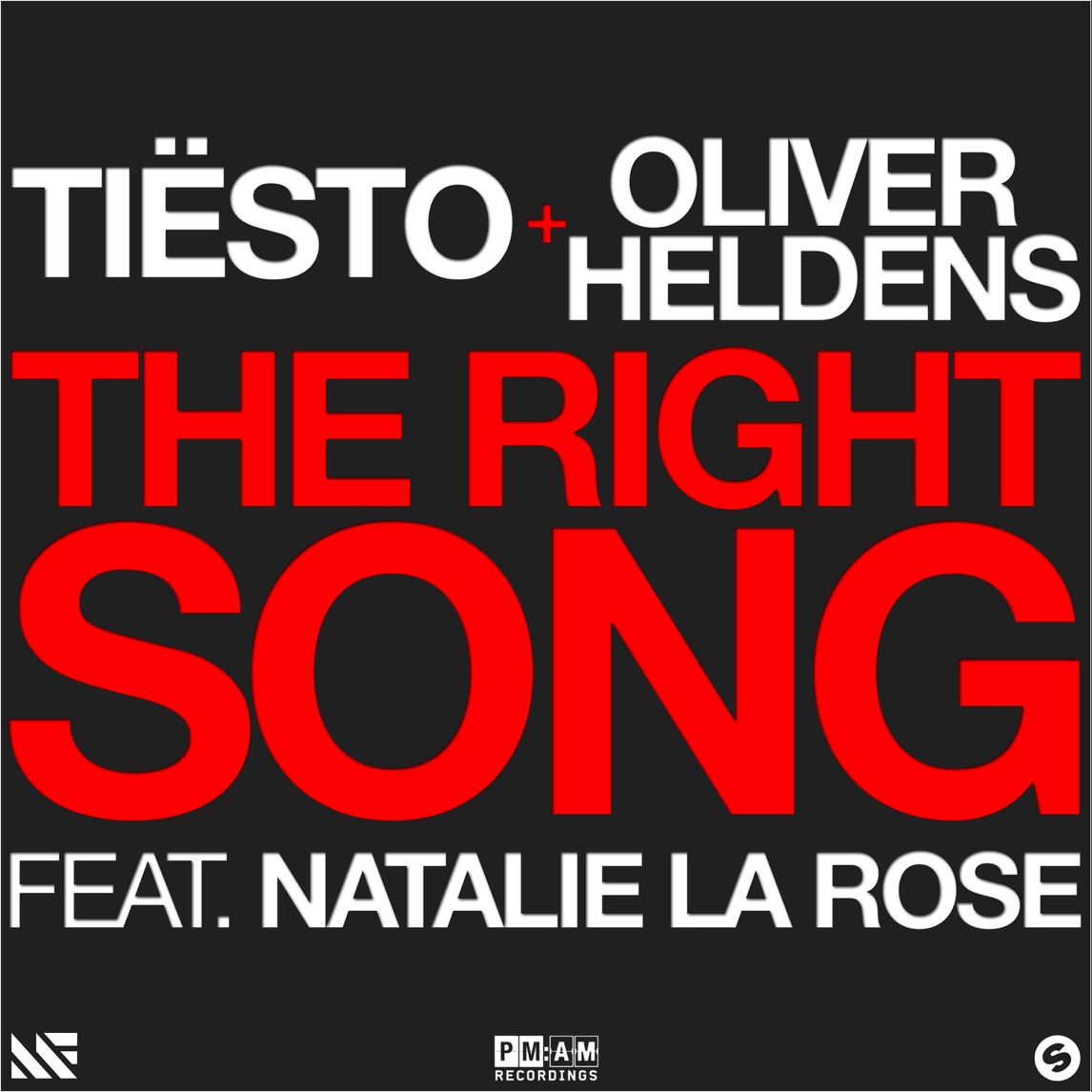 Tiësto & Oliver Heldens featuring Natalie La Rose — The Right Song cover artwork
