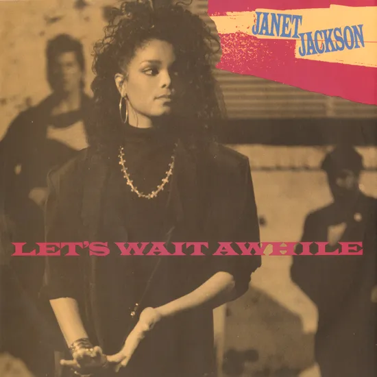 Janet Jackson — Let's Wait Awhile cover artwork
