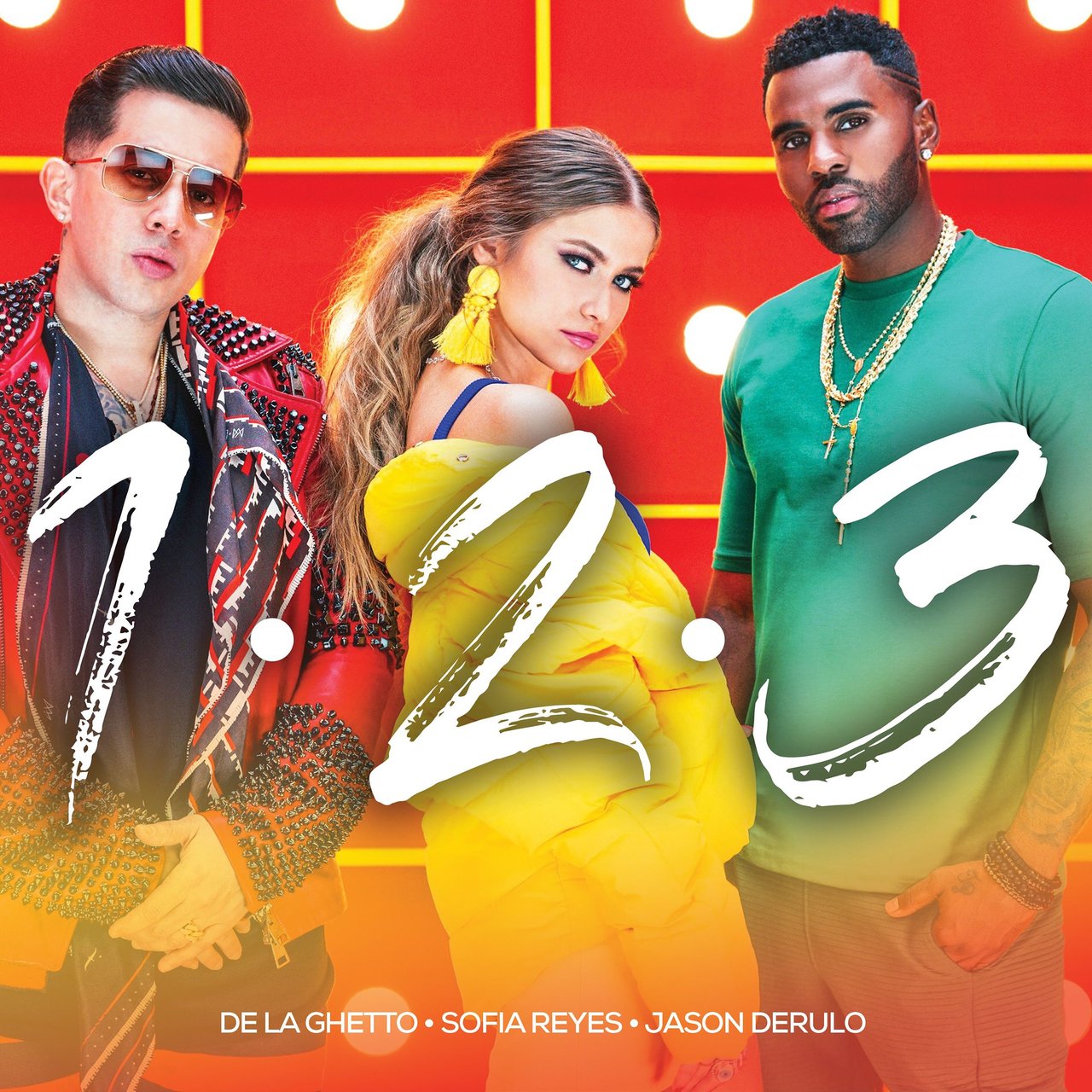 Sofía Reyes featuring Jason Derulo & De La Ghetto — 1, 2, 3 cover artwork