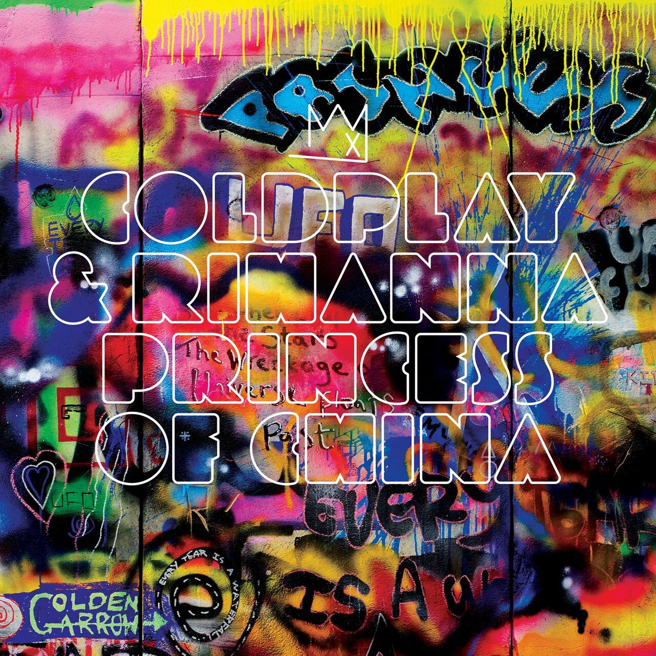 Coldplay & Rihanna — Princess of China cover artwork