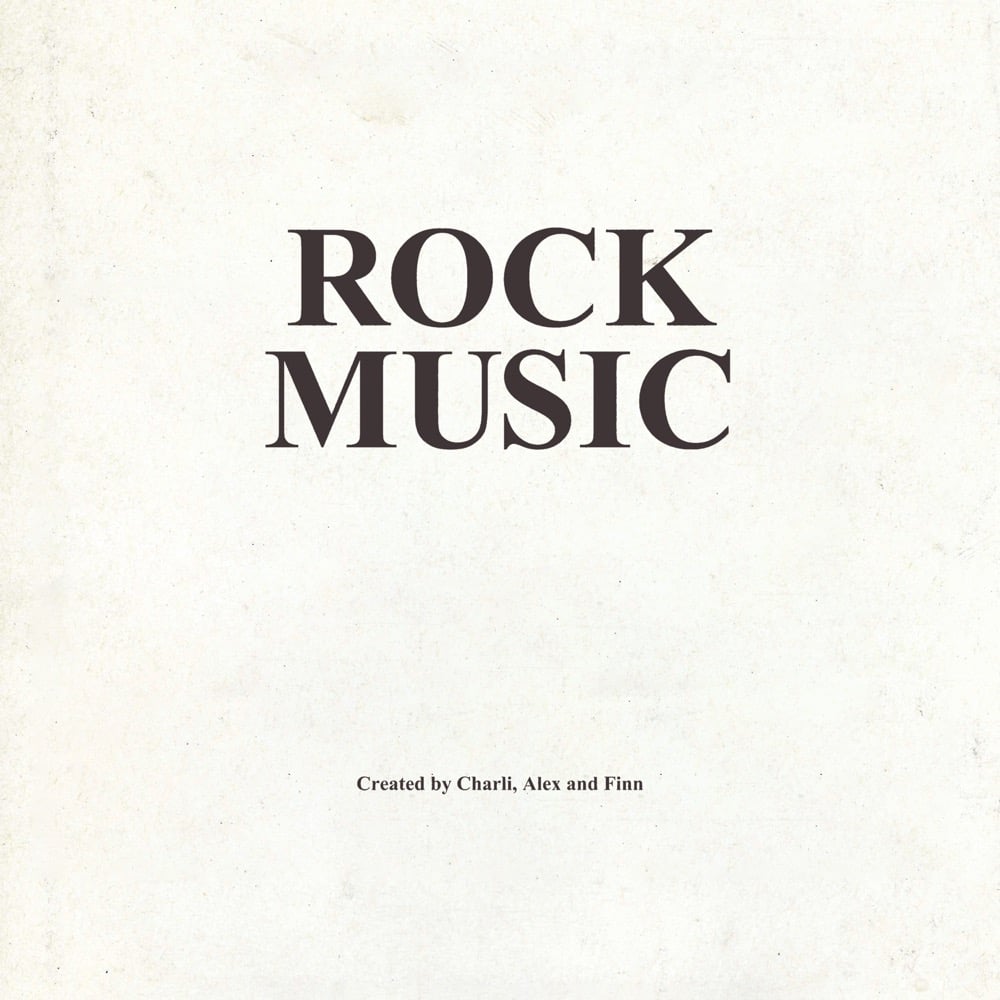 Charli xcx Rock Music cover artwork