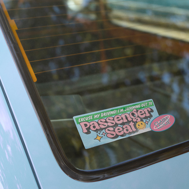 Claire Leslie — Passenger Seat cover artwork