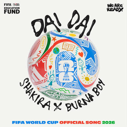 Shakira ft. featuring Burna Boy Dai Dai cover artwork