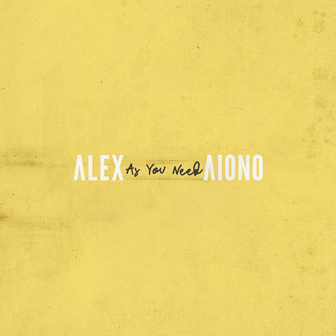 Alex Aiono — As You Need cover artwork
