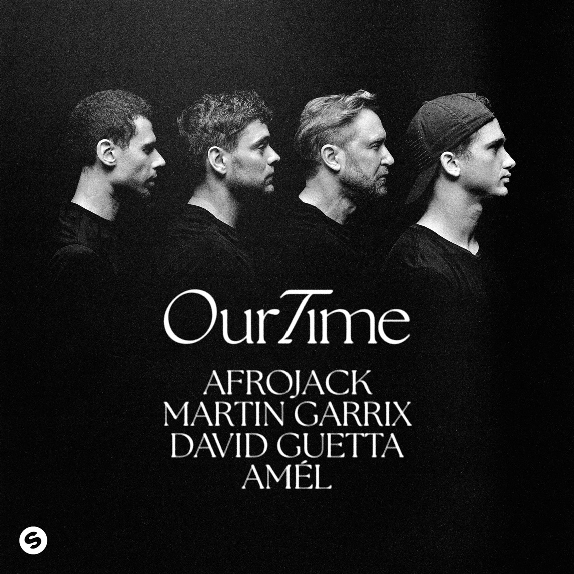AFROJACK, Martin Garrix, David Guetta, & Amél — Our Time cover artwork