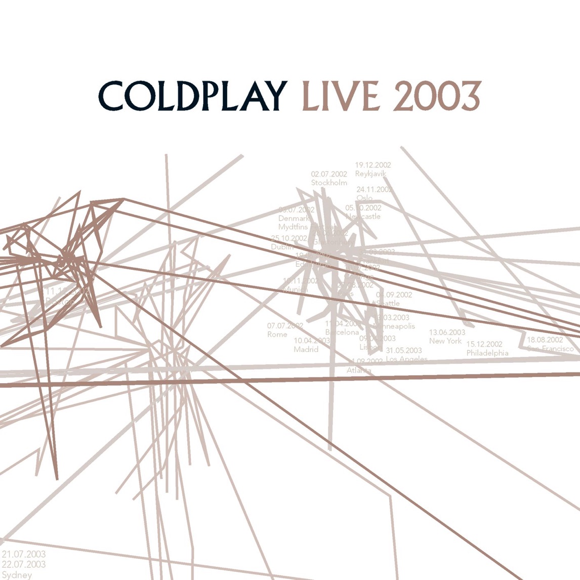 Coldplay Live 2003 cover artwork