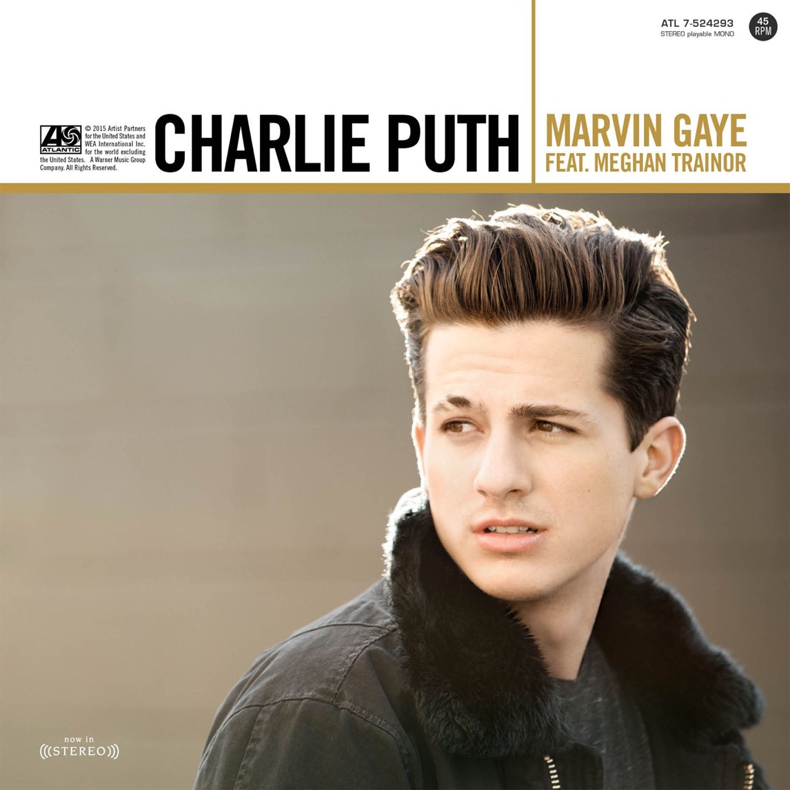 Charlie Puth featuring Meghan Trainor — Marvin Gaye cover artwork