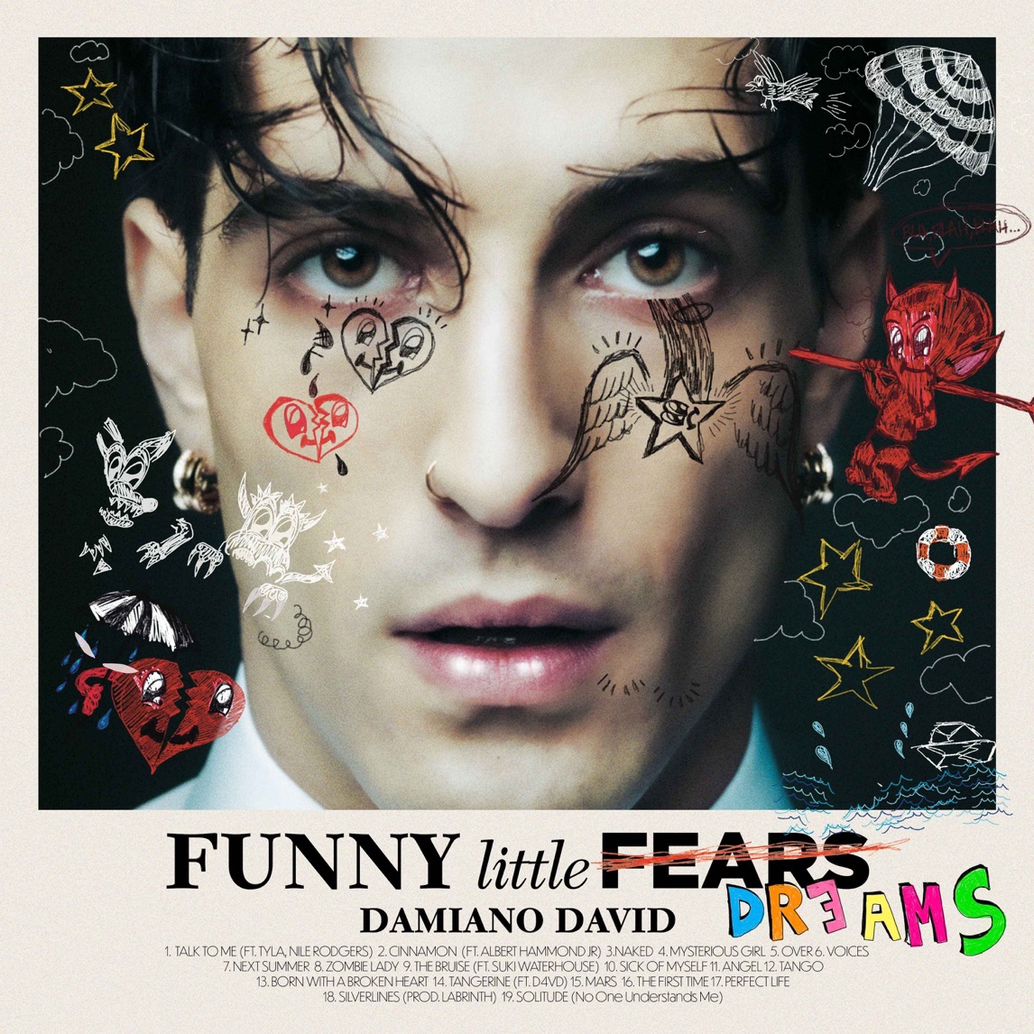 Damiano David featuring Albert Hammond Jr. — Cinnamon cover artwork