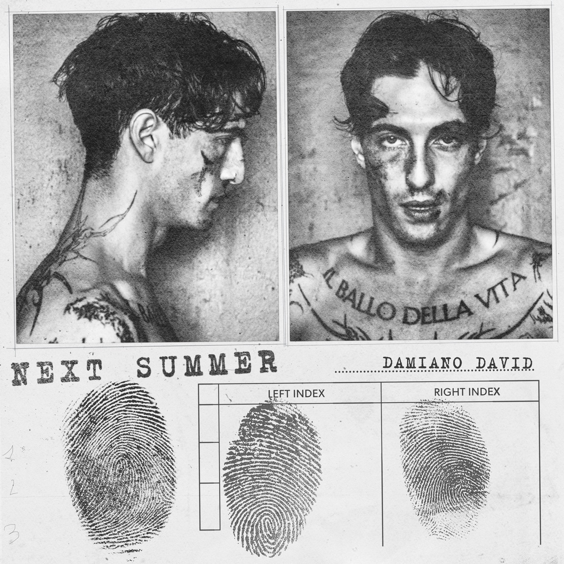 Damiano David — Next Summer cover artwork