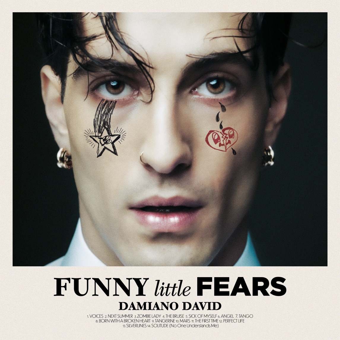 Damiano David — FUNNY little FEARS cover artwork