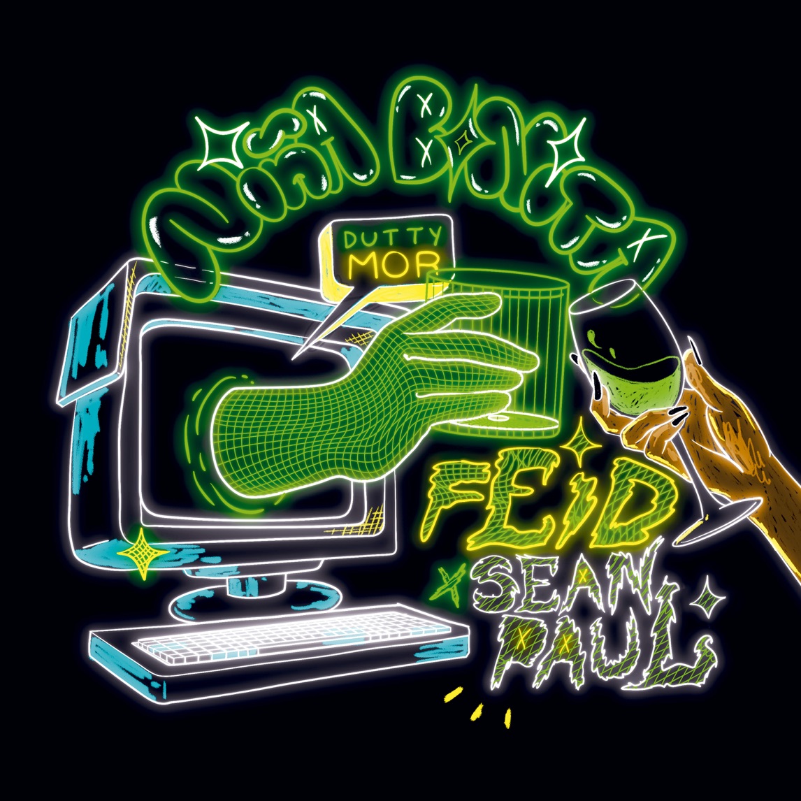 Feid & Sean Paul — Niña Bonita cover artwork