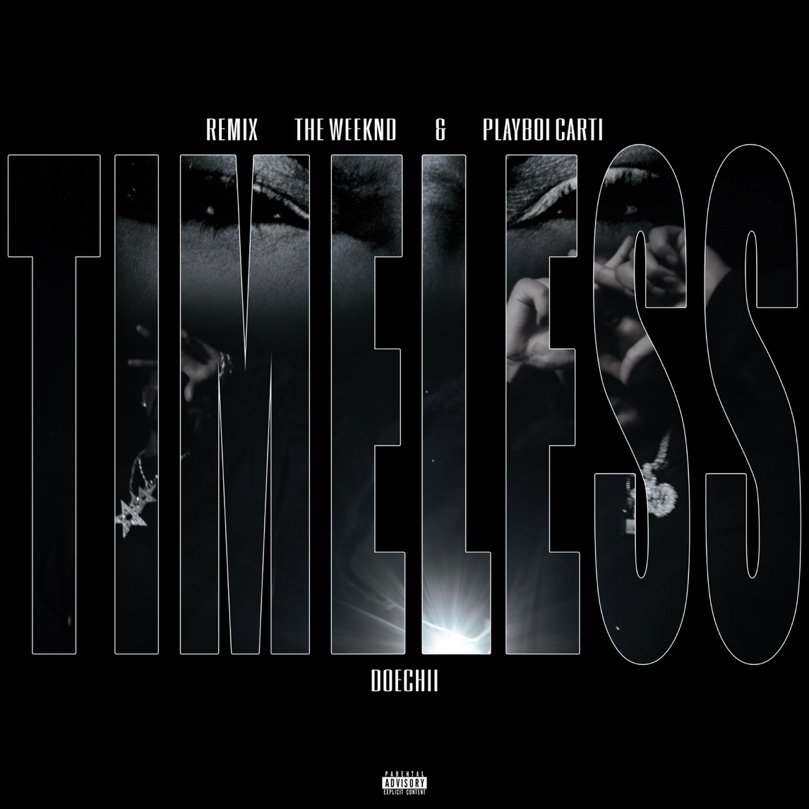 The Weeknd featuring Playboi Carti & Doechii — Timeless (Remix) cover artwork