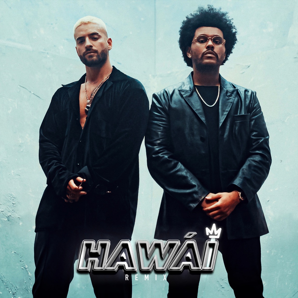 Maluma & The Weeknd — Hawái (Remix) cover artwork