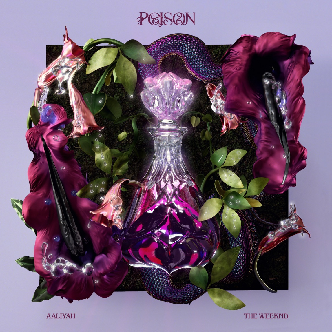 Aaliyah featuring The Weeknd — Poison cover artwork