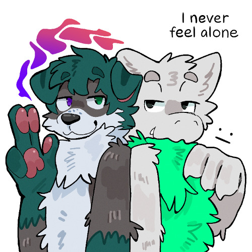 Frizk & snuffles — I Never Feel Alone cover artwork