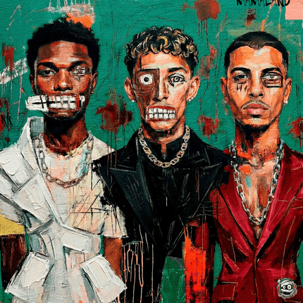 Rvssian, Rauw Alejandro, & Wizkid — PONGO cover artwork