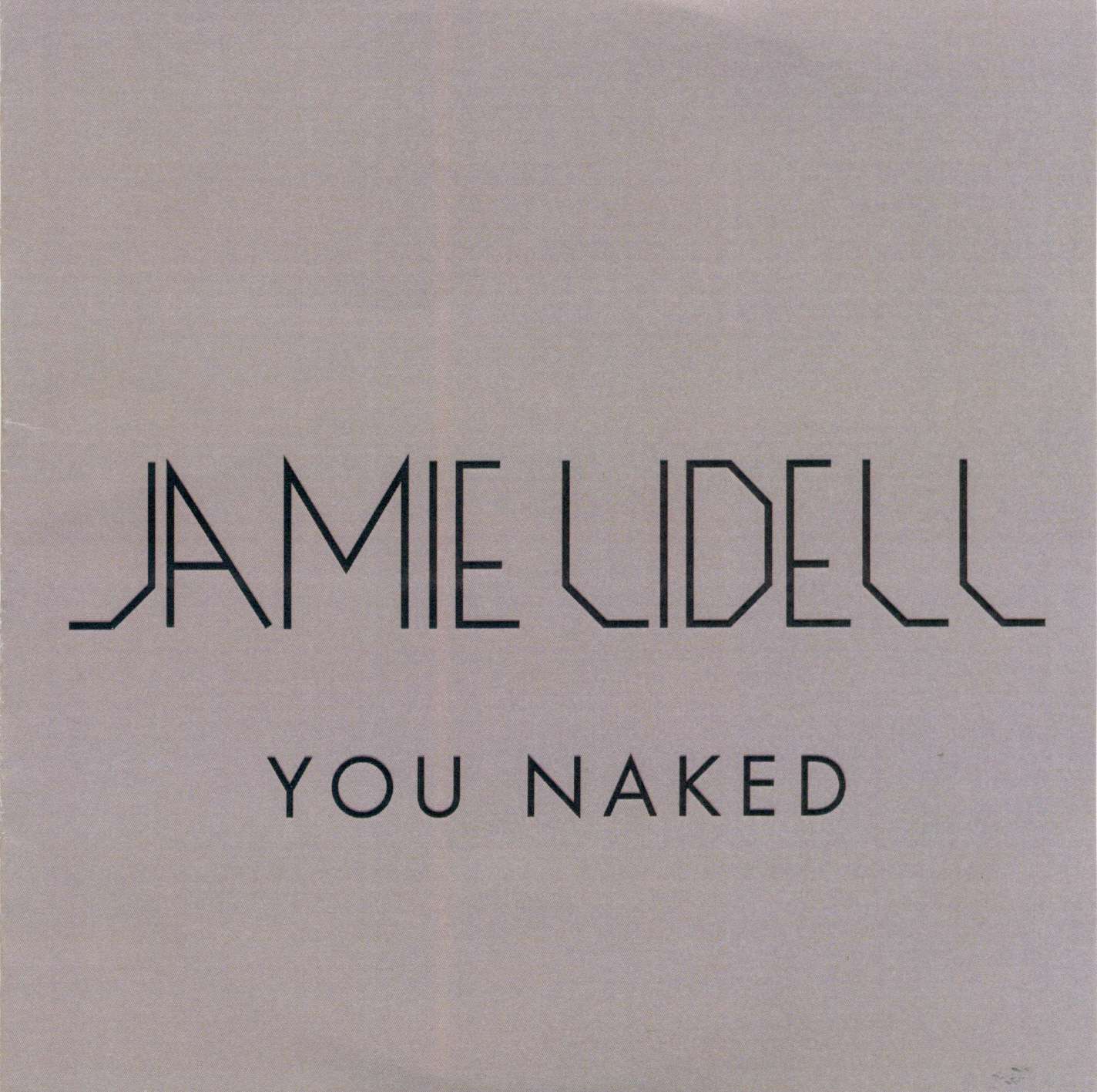 Jamie Lidell — You Naked cover artwork