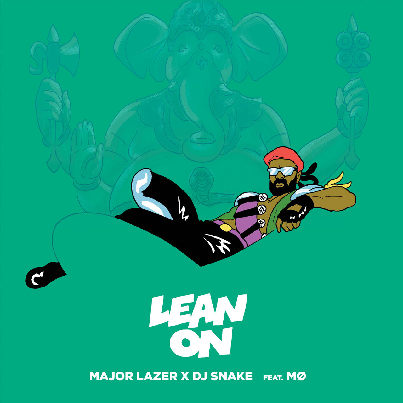 Major Lazer & DJ Snake featuring MØ — Lean On cover artwork