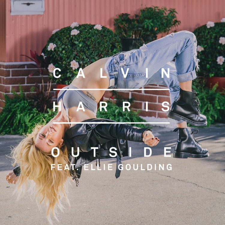 Calvin Harris featuring Ellie Goulding — Outside cover artwork