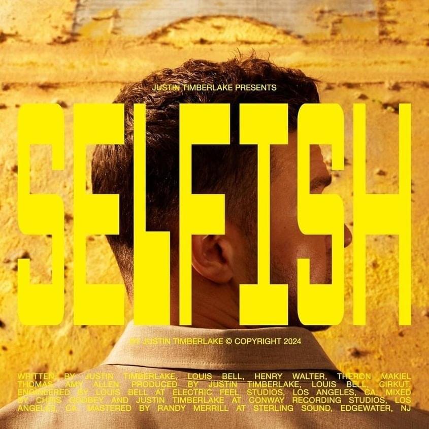 Justin Timberlake — Selfish cover artwork