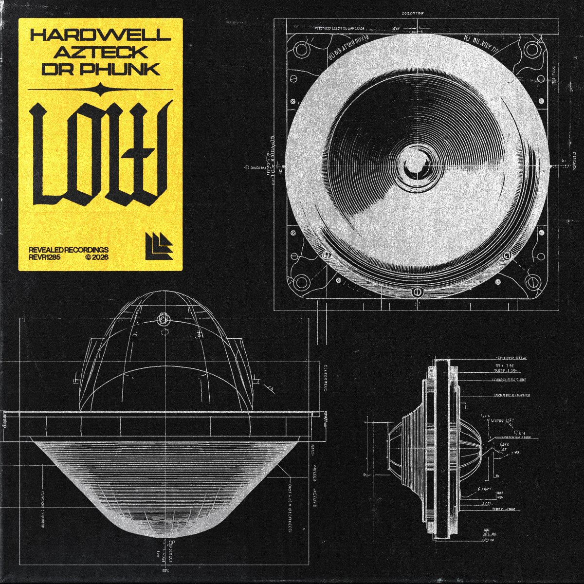 Hardwell, Azteck, & Dr Phunk — Low cover artwork