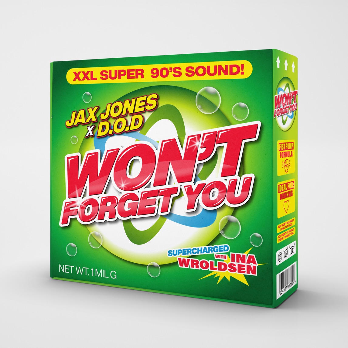 Jax Jones, D.O.D, & Ina Wroldsen — Won't Forget You cover artwork