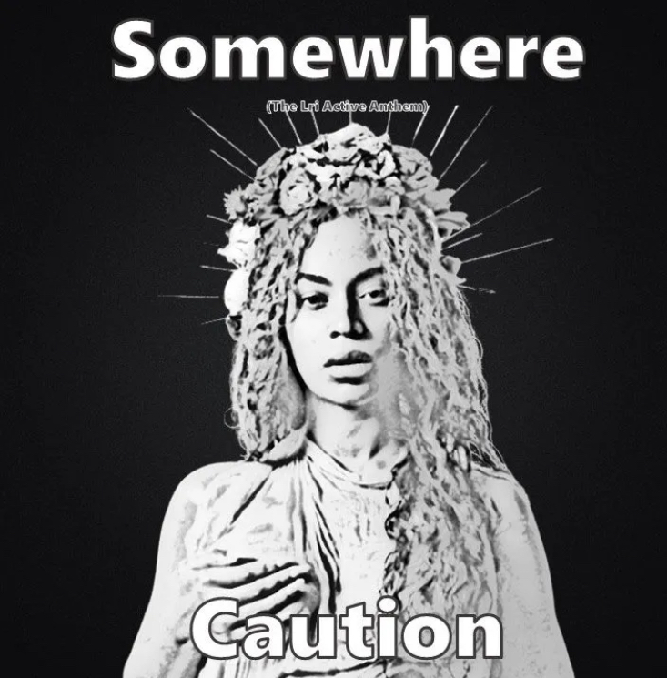 Caution Somewhere (LRI Active Anthem) cover artwork
