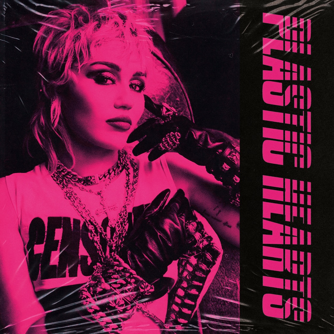 Miley Cyrus — Plastic Hearts cover artwork