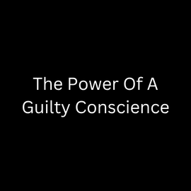 Thomas O. The Power Of A Guilty Conscience cover artwork