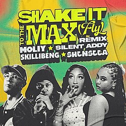 MOLIY, Silent Addy, Skillibeng, & Shenseaa — Shake It To The Max (Fly) (Remix) cover artwork