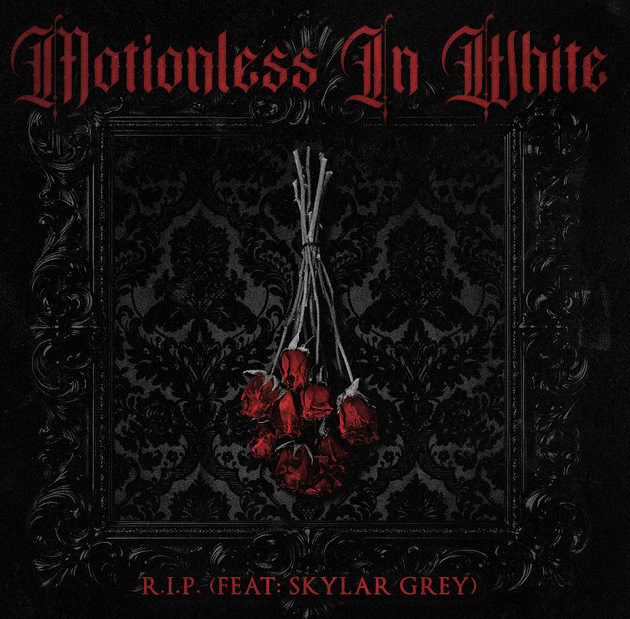 Motionless in White featuring Skylar Grey — R.I.P. cover artwork