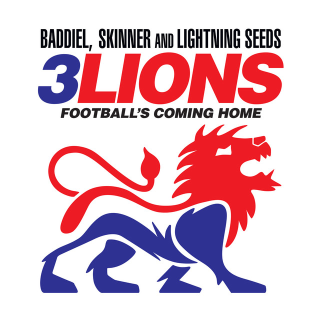 Lightning Seeds, Frank Skinner, & David Baddiel — Three Lions cover artwork