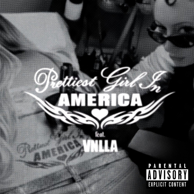 Meg Stalter featuring VNLLA — Prettiest Girl In America - Remix cover artwork